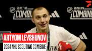 Artyom Levshunov Talks Meeting With Blackhawks, Style Of Play, Personality At NHL Draft Combine