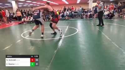 285 lbs Rr Rnd 3 - Noah Schmidt, Gladiators HS vs Conner Reams, All American HS