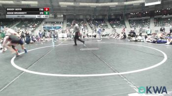 55 lbs Quarterfinal - Brody Boyd, TTWC Red vs Adam Brummett, Sperry Wrestling Club