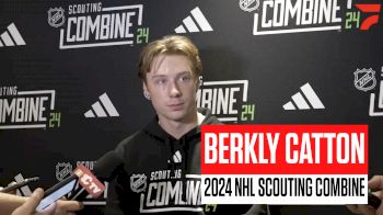 Berkly Catton Discusses NHL Draft, His Wooden Backyard Practice Goalie, What Teams He Met With And More At The NHL Scouting Combine