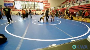 58 lbs Consi Of 8 #2 - Jayce Clark, Division Bell Wrestling vs Graycie Card, Tulsa Blue T Panthers