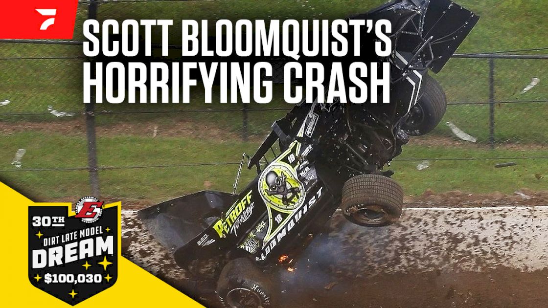 Scott Bloomquist Takes A Horrifying Flip At Eldora Speedway