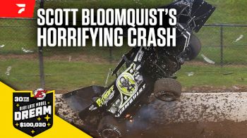 Scott Bloomquist Takes A Horrifying Flip At Eldora Speedway During Dirt Late Model Dream