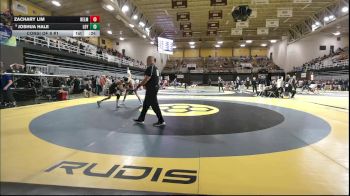 144 lbs Consi Of 8 #1 - Zachary Lim, Belmont Hill School vs Joshua Hale, Loyola Blakefield