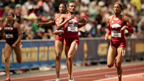 The Arkansas Women Make History In The 400m At NCAAs, Crossing In 1-2-3-4