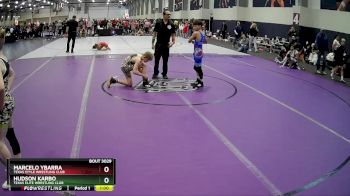 95 lbs Quarterfinal - Marcelo Ybarra, Texas Style Wrestling Club vs Hudson Karbo, Texas Elite Wrestling Club