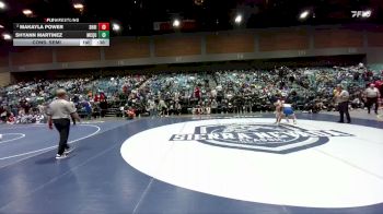 135 lbs Cons. Semi - Shyann Martinez, Mcqueen vs Makayla Power, Shadow Ridge