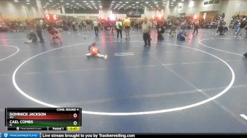 77 lbs Cons. Round 4 - Cael Combs, IA vs Dominick Jackson, MN