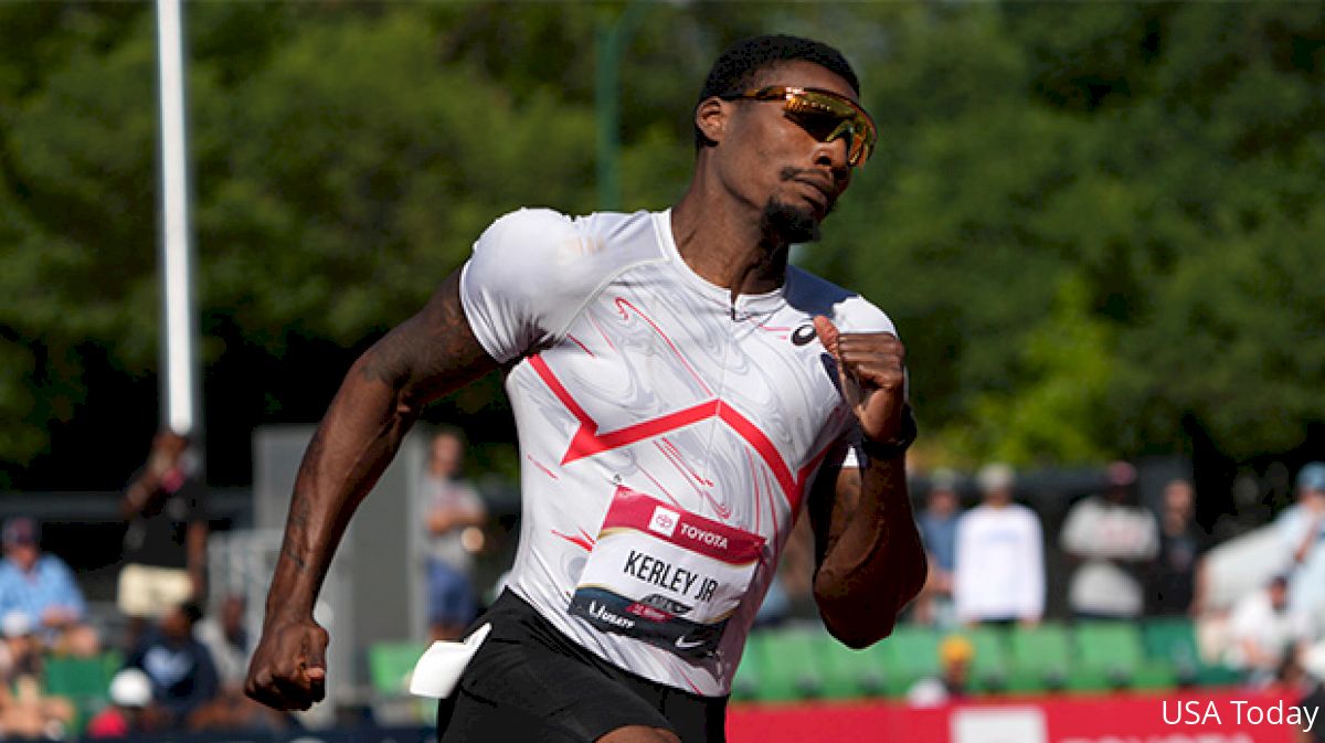 Fred Kerley Wears Puma Spikes In NYC, Does Not Start 100m, Parts With ASICS