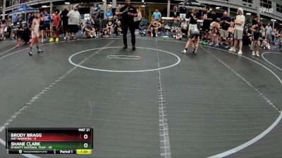 80 lbs Round 6 (8 Team) - Shane Clark, Dynasty National Team vs Brody Bragg, Mat Warriors