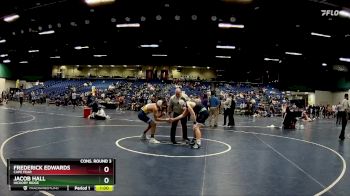 165 lbs Cons. Round 3 - Jacob Hall, Hickory Ridge vs Frederick Edwards, Cape Fear