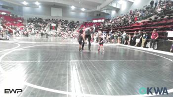 45 lbs Consi Of 8 #1 - Cole Carter, Hilldale Youth Wrestling Club vs Amir Grady, Tulsa North Mabee Stampede