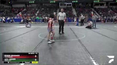 73 lbs Quarterfinal - Levi Jaeger, Dodge City vs Ryker Granado, Thunderbird