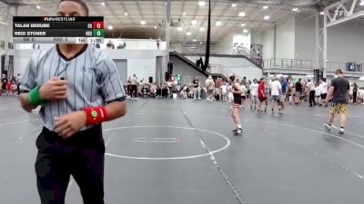 76 lbs Round 1 (6 Team) - Talan Berube, Smitty`s Barn vs Reid Stoner, Rattlers Siggy Style