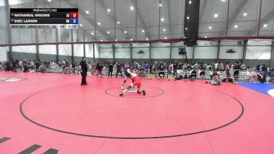 Junior Boys FS - 150 lbs 5th Place Match - Nathanial Higgins, AZ vs Eric Larwin, OR