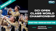 2024 REBROADCAST: DCI Open Class World Championship