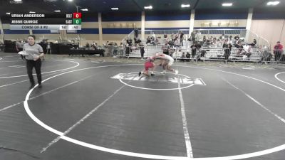 126 lbs Consi Of 8 #2 - Uriah Anderson, Delta WC vs Jesse Quiroz, Eastvale Elite WC