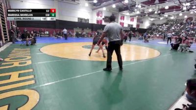 110 lbs Cons. Round 2 - Marilyn Castillo, Katella vs Marissa Morelos, Downey