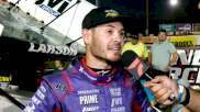 Kyle Larson Reacts After Scoring High Limit Eagle Victory