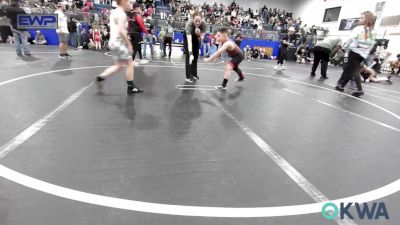 83/90 lbs Consi Of 8 #2 - Roman Buller, Weatherford Youth Wrestling vs Rory Horner, Standfast