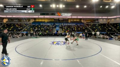 144 lbs 1st Place Match - Dawson Youngblut, Don Bosco vs Miller Sipes, Staley
