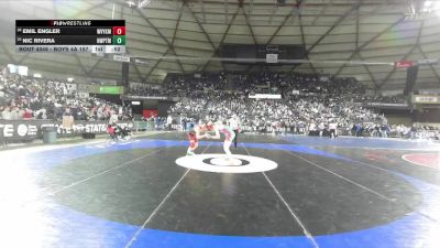Boys 4A 157 lbs Cons. Round 1 - Nic Rivera, Newport (Bellevue) vs Emil Engler, West Valley (Yakima)
