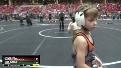 49 lbs Cons. Round 2 - Jace Dunkle, Phenom vs Wyatt Coda, Independence Wrestling Club