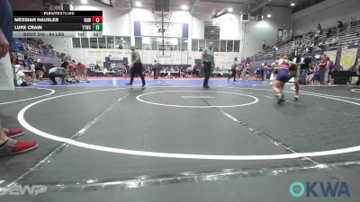 64 lbs Consi Of 4 - Messiah Hausler, Raw Wrestling Club vs Luke Crain, Team Tulsa Wrestling Club