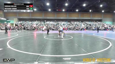 170 lbs Consi Of 16 #2 - Keegan Miller, Hurricane Wrestling vs Richard Creer, Yuba - Sutter RTC