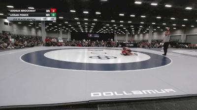 71 lbs 1st Place Match - Joshua Brockway, Summit Wrestling Academy vs Logan Ponce, Raw Wrestling Club