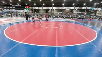 138 lbs Quarterfinal - Sophia Knittel, Ipswich Area vs Natalie Dreiske, Lemmon