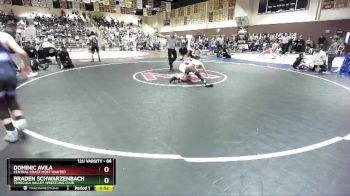 86 lbs Round 2 - Dominic Avila, Central Coast Most Wanted vs Braden Schwarzenbach, Temecula Valley Wrestling Club