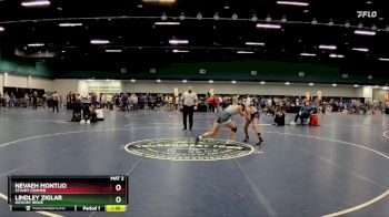 126 lbs Quarterfinal - Nevaeh Montijo, Stuart Cramer vs Lindley Ziglar, Hickory Ridge