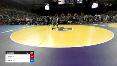 113 lbs Cons 8 #1 - Josiah Sims, OH vs Saitaro Kong, MN