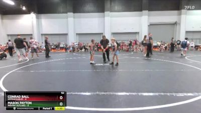 52 lbs Round 5 (10 Team) - Conrad Ball, Untouchables vs Mason Payton, Indiana Outlaws