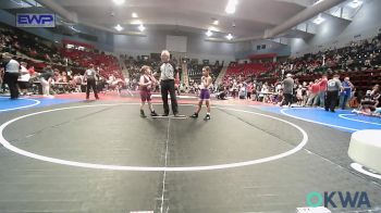 70 lbs Consi Of 4 - Malachi Rowe, Ark City Takedown vs Dax Thompson, IRONMEN Wrestling Club