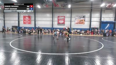 126 lbs Samuel Navarro, California Silver vs Brett Georger, Ohio Grey