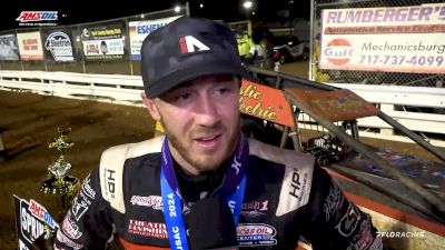 Kevin Thomas Jr Reacts After Wild USAC Eastern Storm Williams Grove Finish