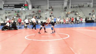 132 lbs Rr Rnd 1 - Jeremy Negron, MF Army Black - HSB vs Alex Marchetti, Mat Assassins Silver - HSB