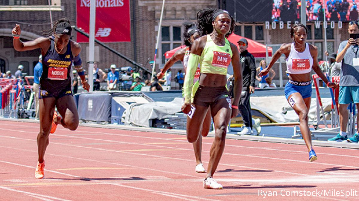 Lisa Raye Shines In 100m Girls Final At New Balance Nationals Outdoor