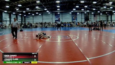 76 lbs Rd# 4- 2:00pm Friday Final Pool - Connor Clark, PA Silver vs Knox Chavez, Dynasty RED