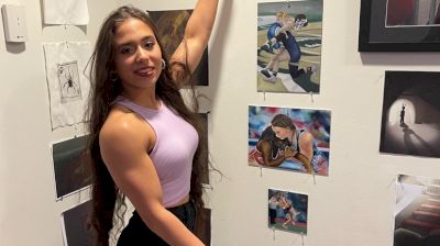 Yianna Foufas Combining Wrestling And Art To Create A Masterpiece