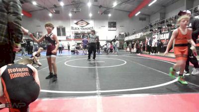 61-64 lbs Final - Tye Richards, Roland Youth League Wrestling vs Tristan Price, Brushy Wrestling Club