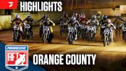 Highlights | 2024 American Flat Track at Orange County Fair Speedway