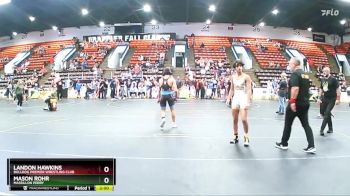 130 lbs Semifinal - Mason Rohr, Massillon Perry vs Landon Hawkins, Bulldog Premier Wrestling Club