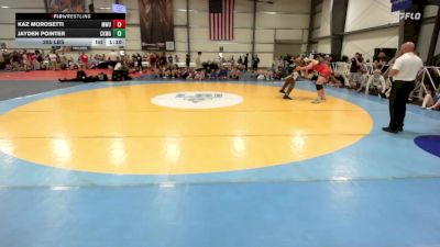 285 lbs Rr Rnd 2 - Kaz Morosetti, MetroWest United Black vs Jayden Pointer, CKWA