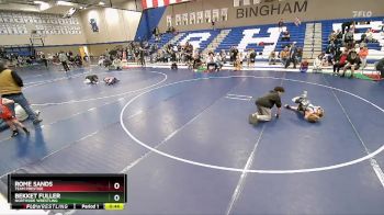 45-49 lbs Round 2 - Rome Sands, Team Prestige vs Bekket Fuller, Northside Wrestling