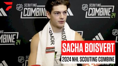 Sacha Boisvert Talks About Emulating Anze Kopitar, Blending Offense And Defense At NHL Draft Combine