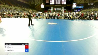 157 lbs Cons 64 #1 - Taye Wilson, KS vs Colton Havens, NY