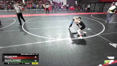 76 lbs Champ. Round 1 - William Ross, Oconomowoc vs Keagan Wolbert, Askren Wrestling Academy